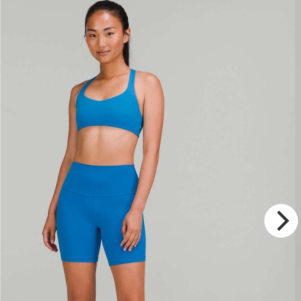 Lululemon Align High Rise Shorts In Poolside Blue Size 6